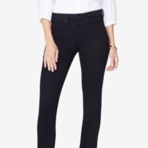 NYDJ Women's Sheri Slim Jeans in Black, Regular, Size: 16 | Denim